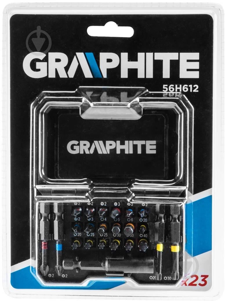 Набор бит GRAPHITE 23 шт. 56H612 - фото 2