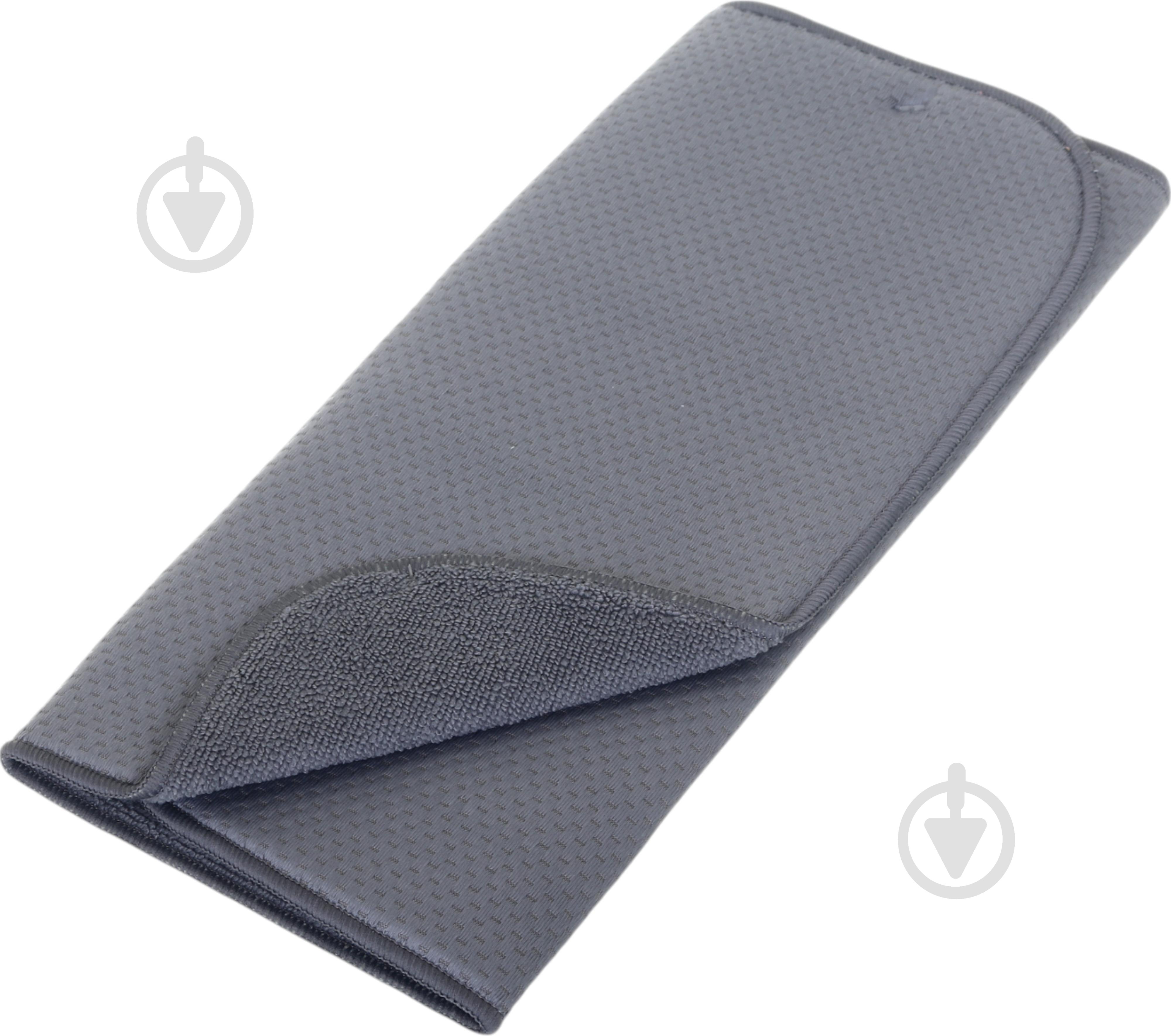 Коврик для сушки посуды La Nuit Betty серый 38х50 см - фото 2