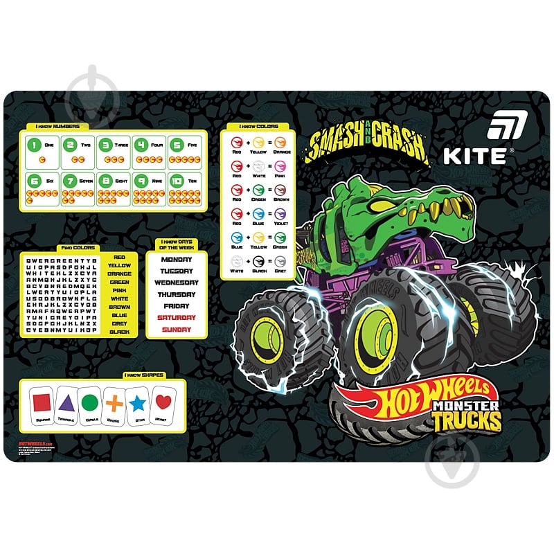 Підкладка настільна Hot Wheels HW26-207-2 KITE - фото 1