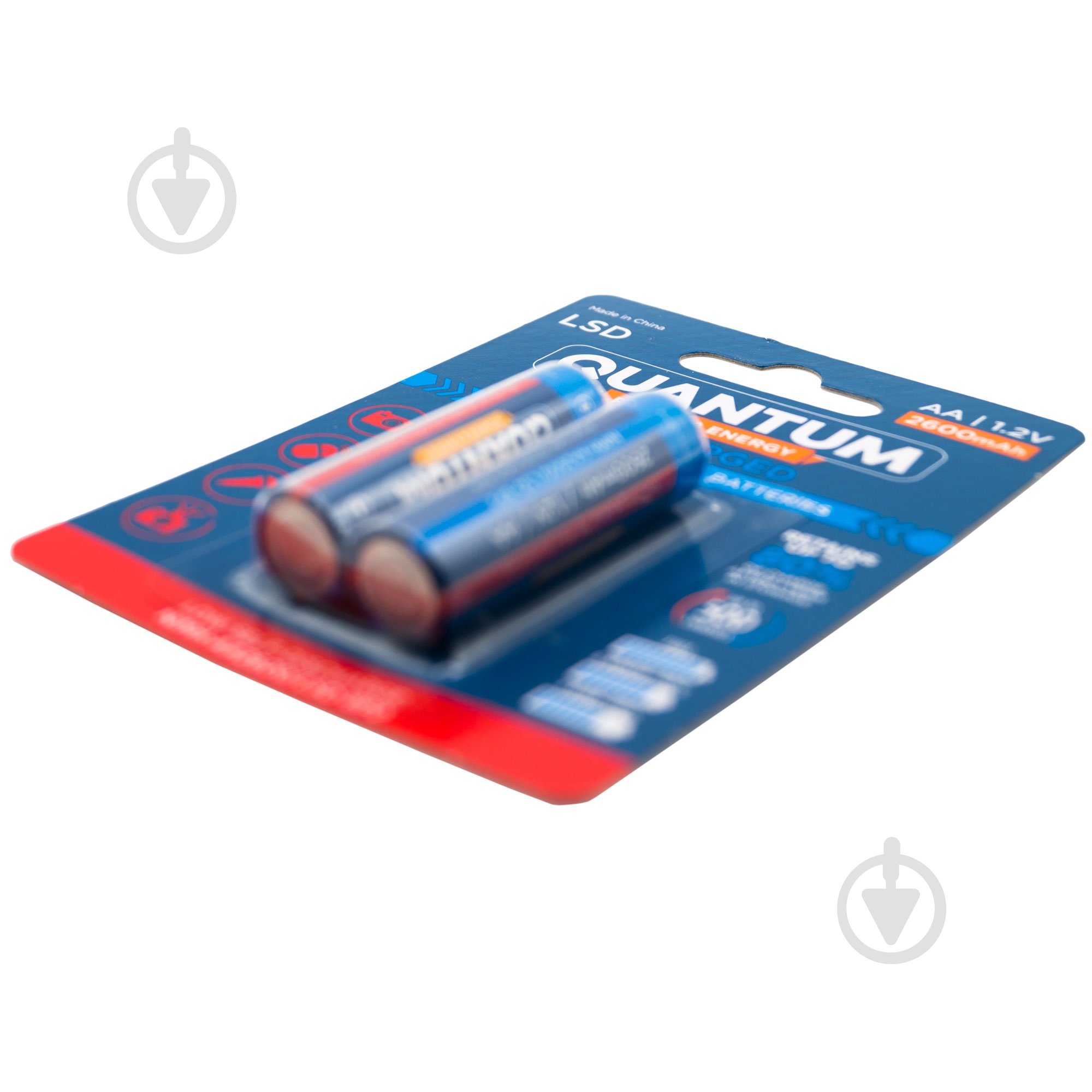 Акумулятор Quantum Ni-MH з низьким саморозрядом LSD 2600 мА/г AA (пальчикові) 2 шт. - фото 6 Акумулятор Quantum Ni-MH з низьким саморозрядом LSD 2600 мА/г AA (пальчикові) 2 шт. - фото 6