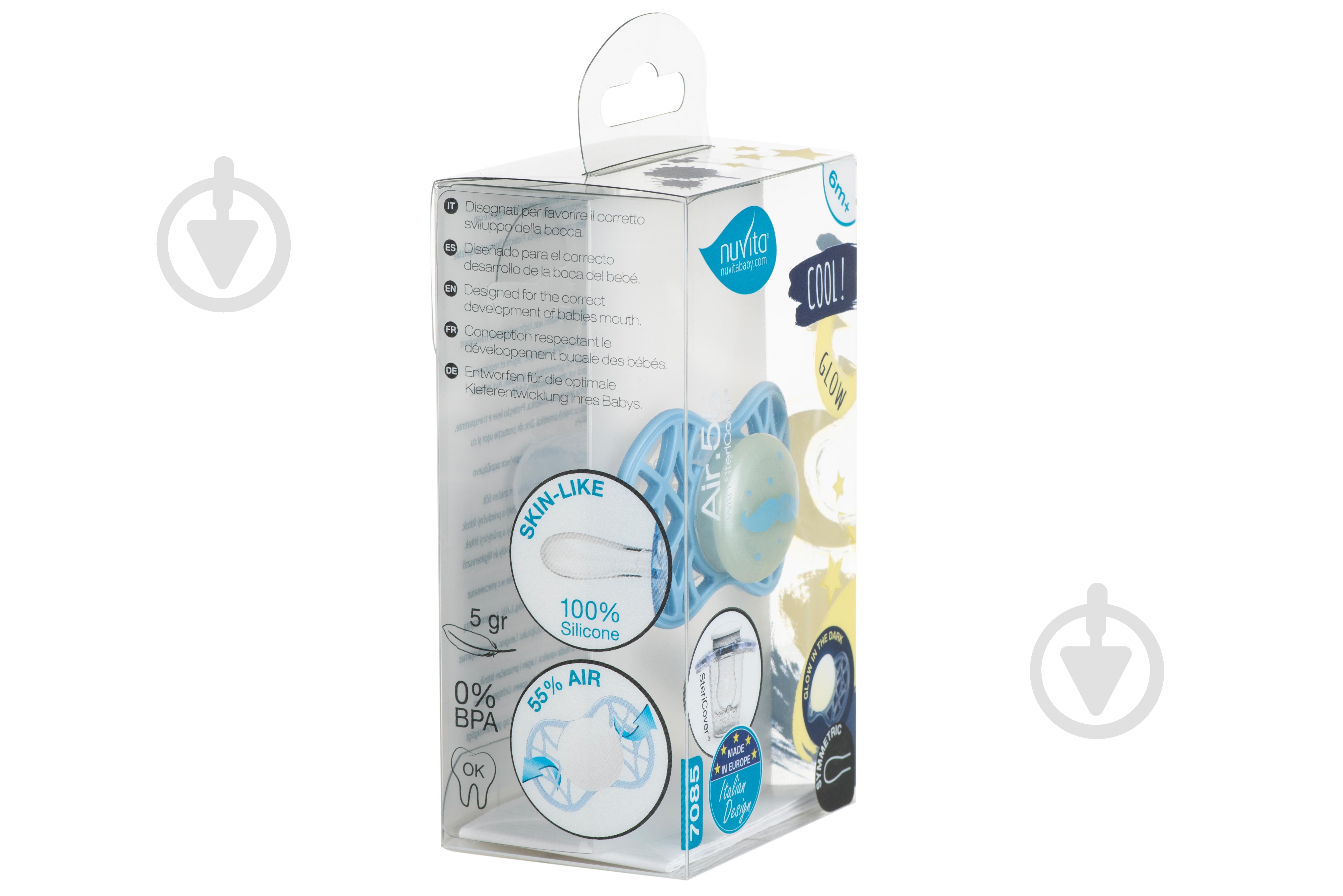 Пустушка Nuvita Air55 Cool (NV7085GDB) - фото 10