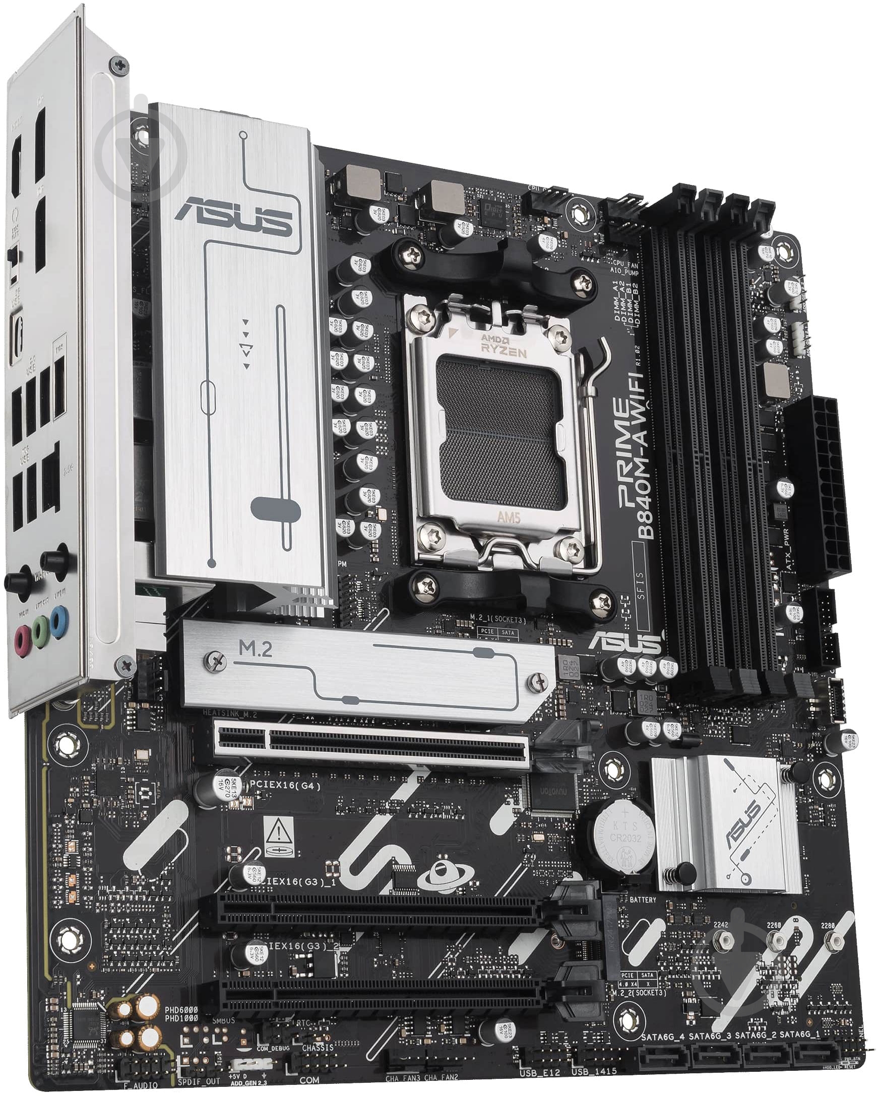 Материнская плата Asus 90MB1J20-M0EAY0 (Socket AM5, AMD B840, micro ATX) - фото 3 Материнская плата Asus 90MB1J20-M0EAY0 (Socket AM5, AMD B840, micro ATX) - фото 3