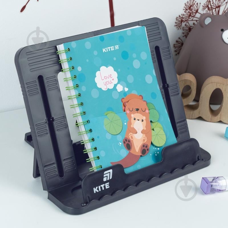 Підставка для книг графітова K26-330-2 KITE - фото 3