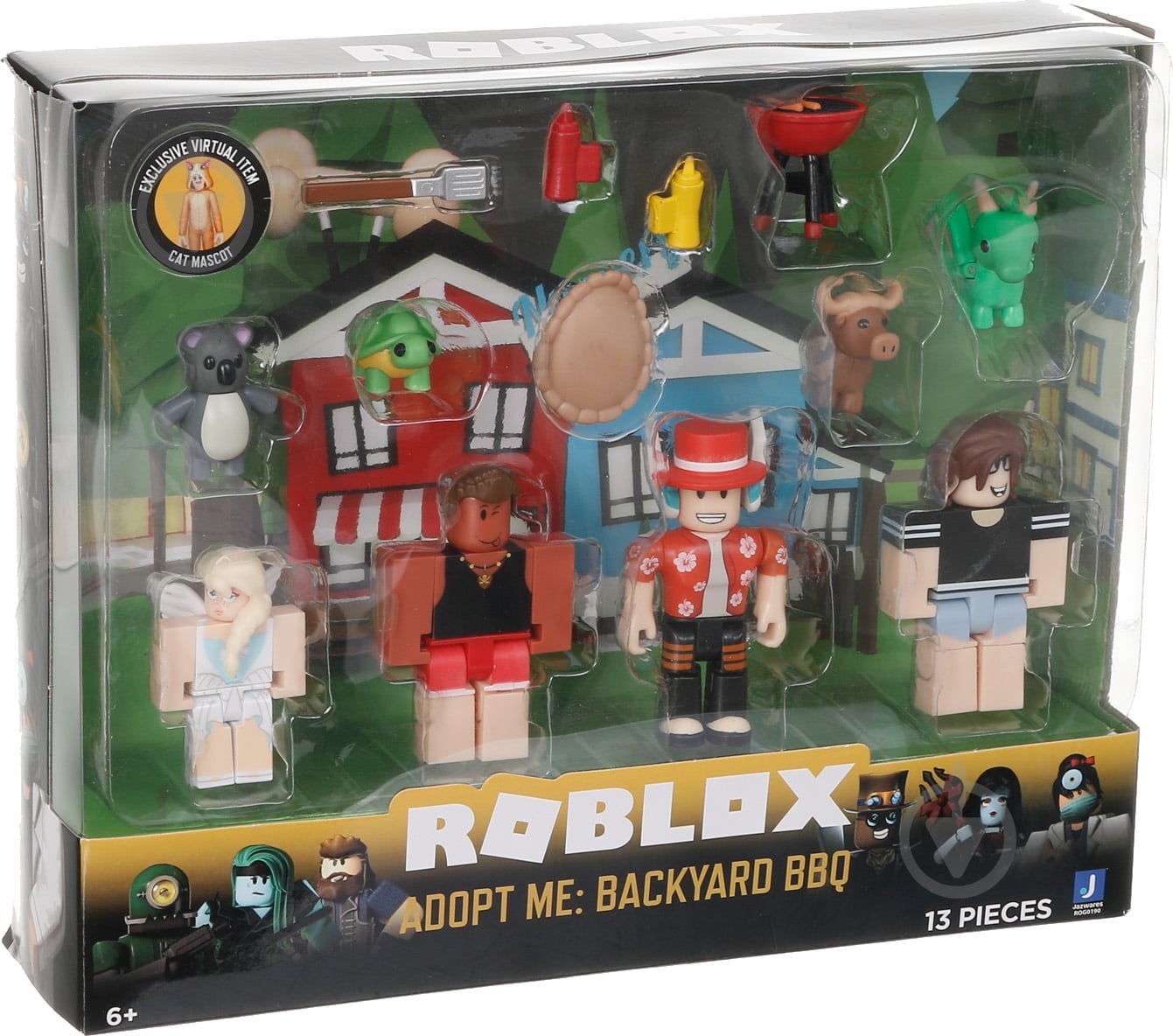 Набор фигурок Jazwares Roblox Multipack Adopt Me: Backyard BBQ W7 ROG0190 - фото 1