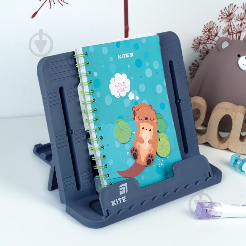 Подставка для книг индиго синий K26-330-4 KITE - фото 4 Подставка для книг индиго синий K26-330-4 KITE - фото 4