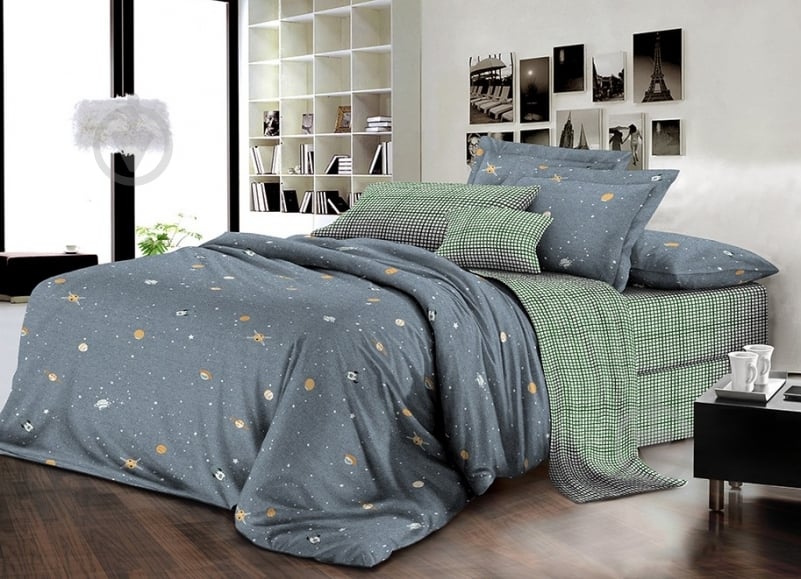 Наволочка бязь 17-0429 Space 70x70 см мульті MirSon - фото 1