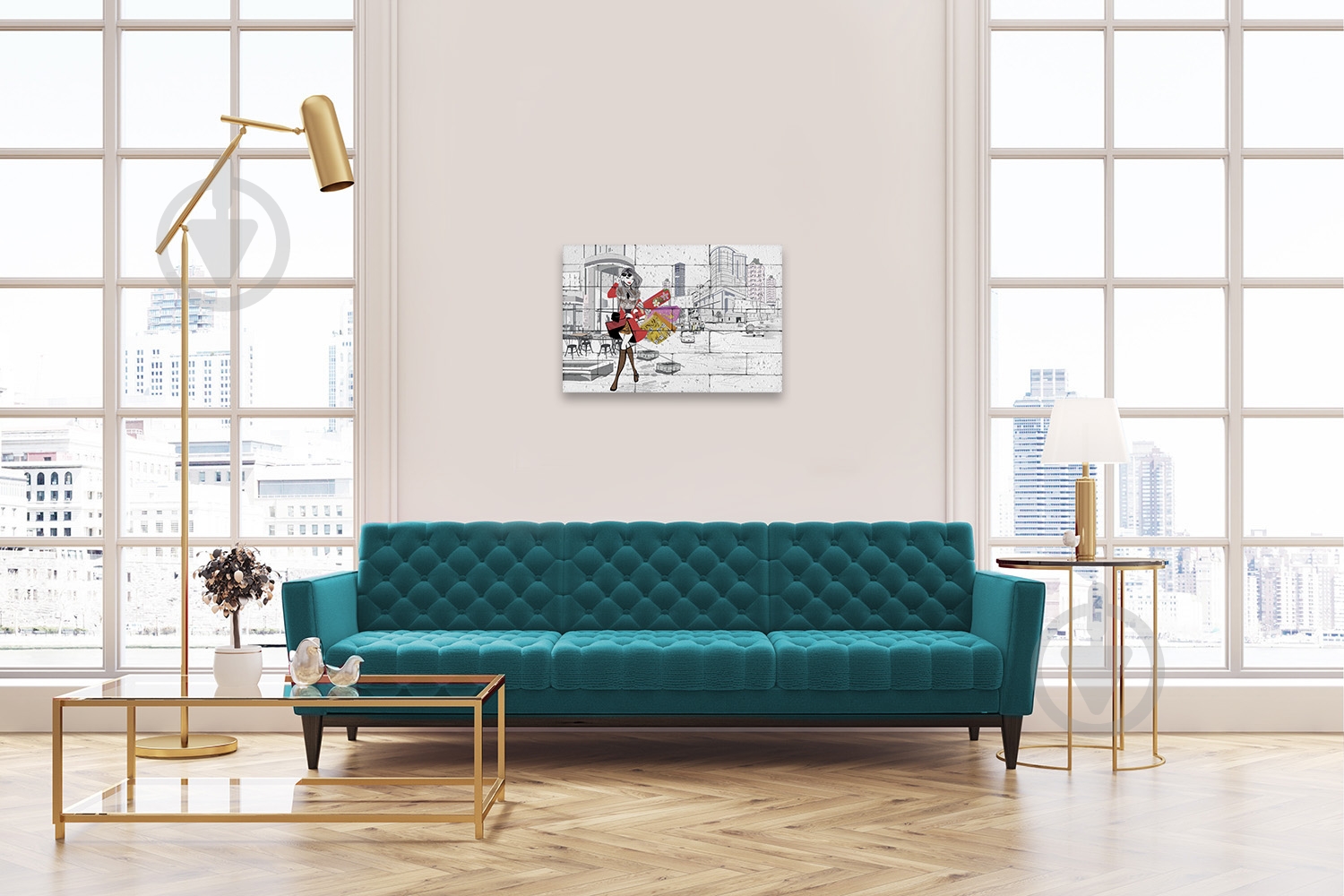 Картина гипсовая Шопинг 60,5x41 см BrickPrint - фото 2 Картина гипсовая Шопинг 60,5x41 см BrickPrint - фото 2