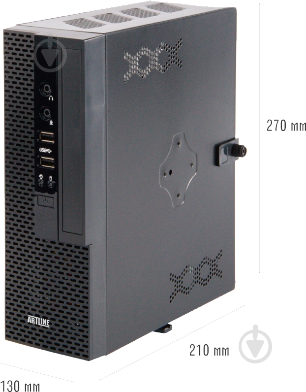 Неттоп Artline Business B37 (B37v12Win) black - фото 5