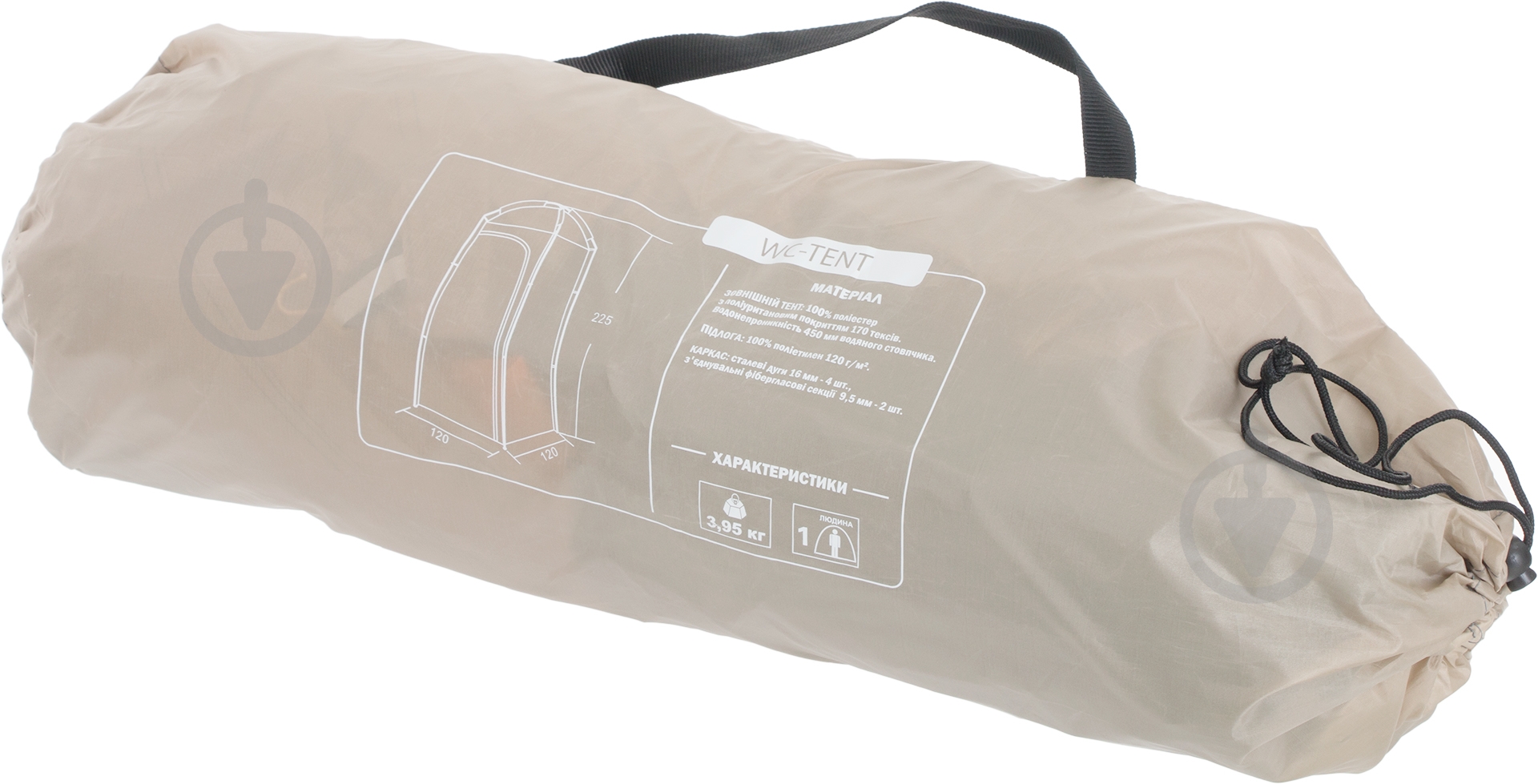 Тент-шатер Кемпинг WC TENT для туалета/душа - фото 5 Тент-шатер Кемпинг WC TENT для туалета/душа - фото 5