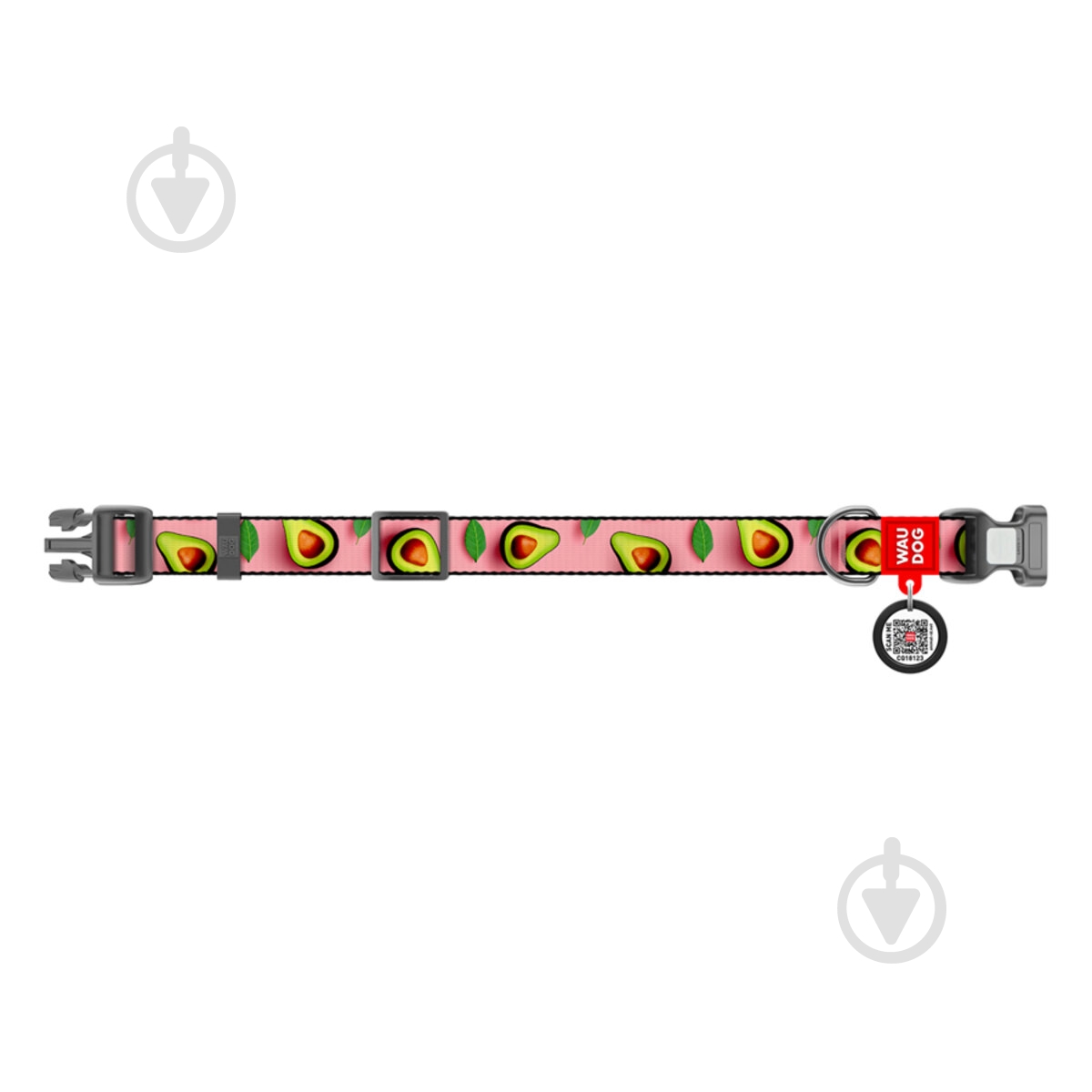 Ошейник Waudog Nylon рисунок "Авокадо на розовом" пластиковый фастекс М Ш20 мм Д28-40 см - фото 3 Ошейник Waudog Nylon рисунок "Авокадо на розовом" пластиковый фастекс М Ш20 мм Д28-40 см - фото 3