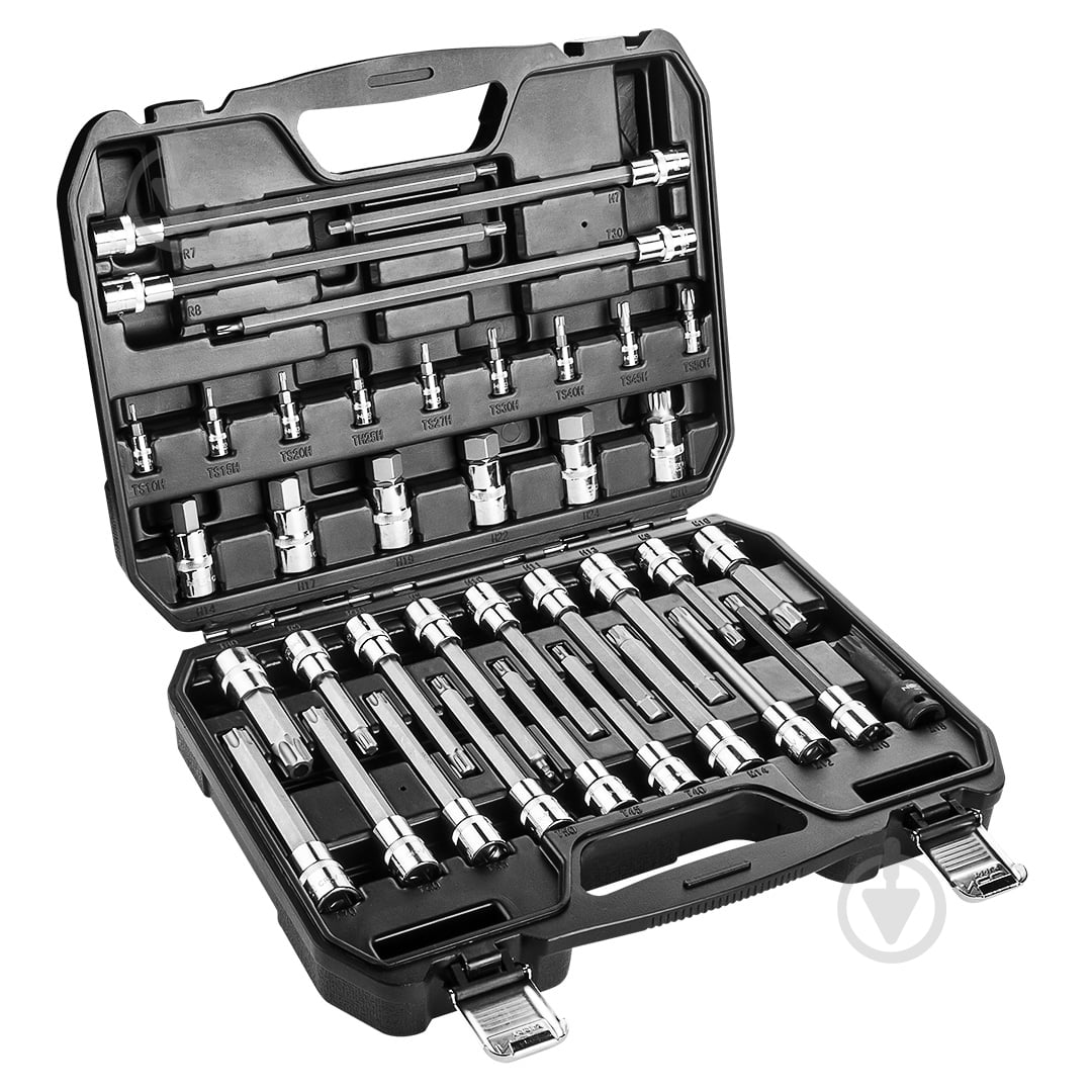 Набір головок NEO tools 1/2" 38 шт. 08-710 - фото 1 Набір головок NEO tools 1/2" 38 шт. 08-710 - фото 1