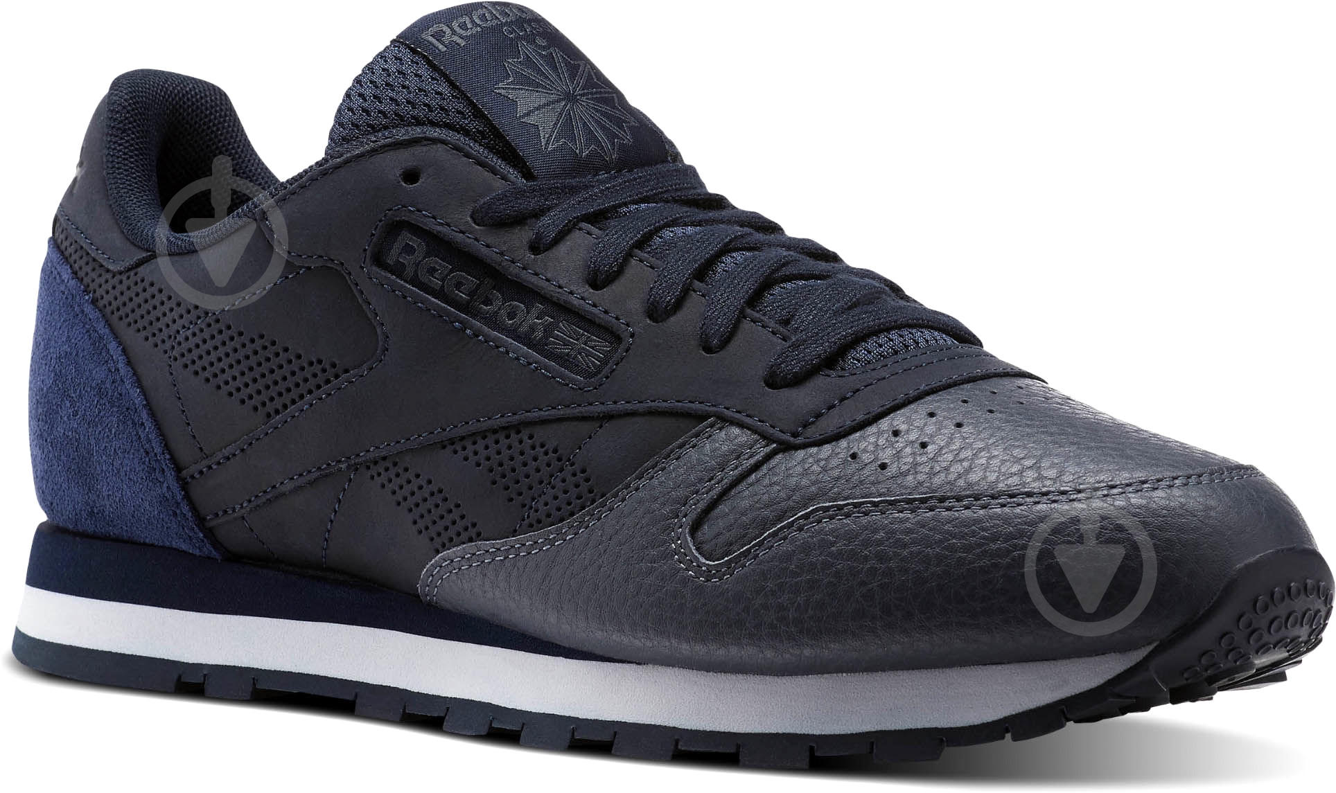 Кроссовки Reebok CL LEATHER UE BS9934 р.44 серый - фото 1