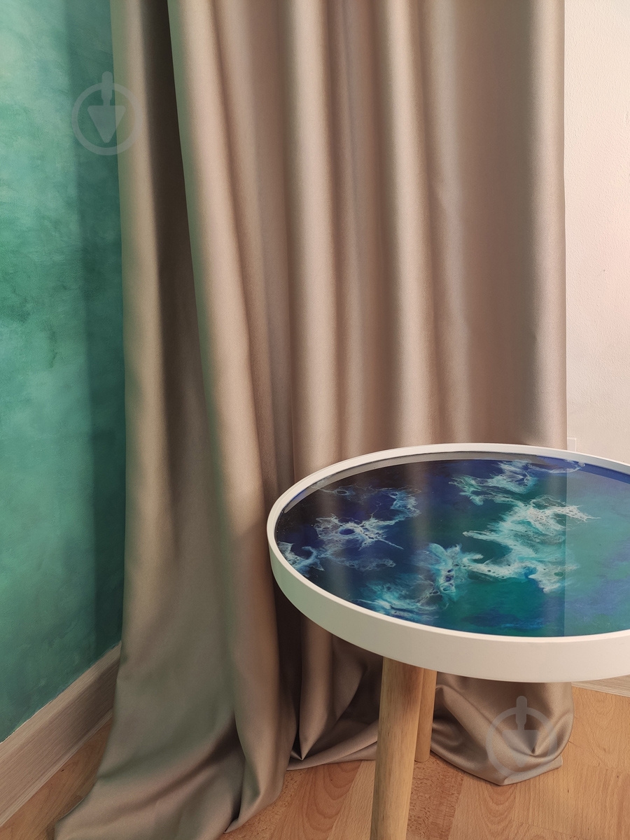 Тюль Гюрем шовк Сходу 150x260 бежевий Декор-ін - фото 3
