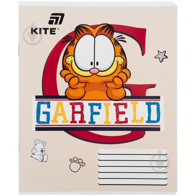 Тетрадь Garfield 18 лист. клетка GF26-236 KITE - фото 2