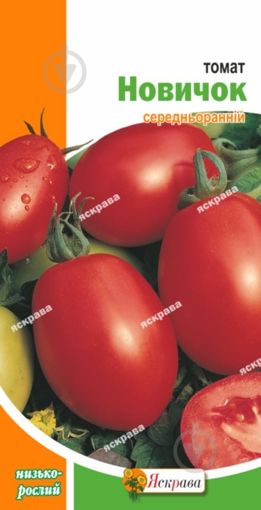 Семена Яскрава томат Новичок 0,1 г (4823069802899) - фото 1 Семена Яскрава томат Новичок 0,1 г (4823069802899) - фото 1