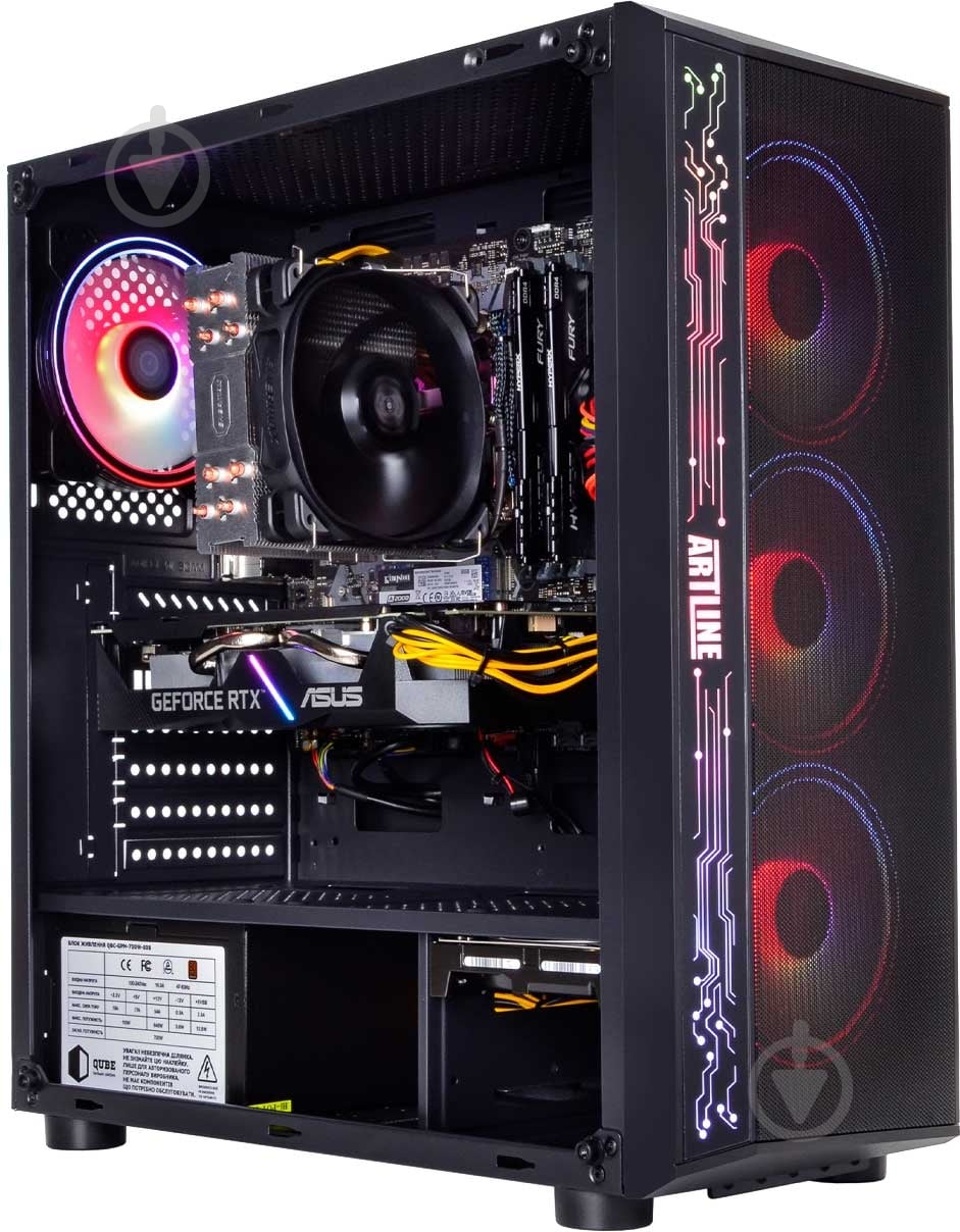 Компьютер Artline Gaming X55 (X55v28) black - фото 5