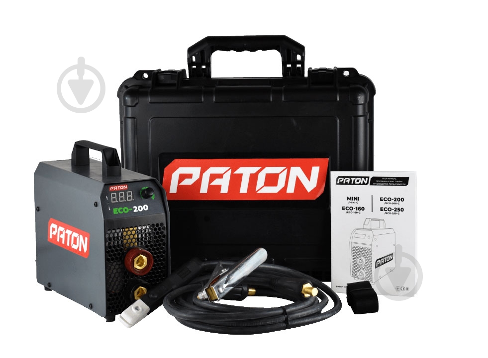 Інвертор PATON ECO-200 DC MMA + Case - фото 9 Інвертор PATON ECO-200 DC MMA + Case - фото 9