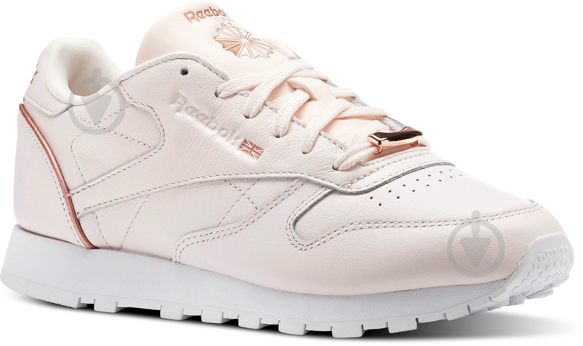 Кросівки Reebok CL LTHR HW BS9880 р.40 рожевий - фото 1