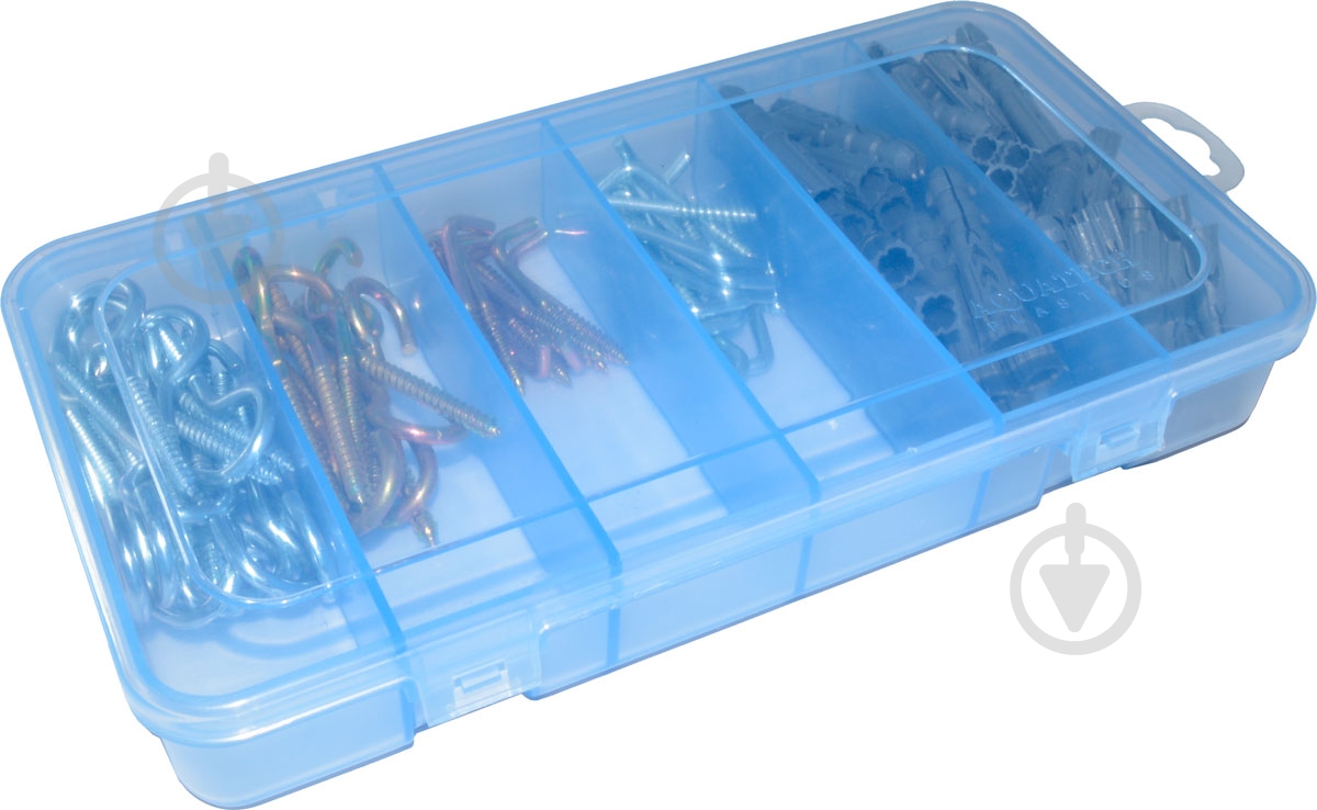 Набор дюбелей с крючками 118 шт. - фото 2