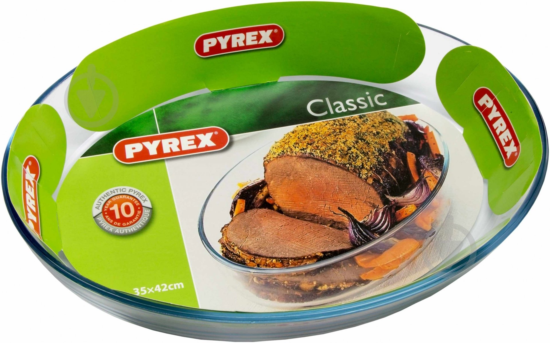 Форма для запекания Pyrex Classic 35x24 см 346B000 - фото 3 Форма для запекания Pyrex Classic 35x24 см 346B000 - фото 3