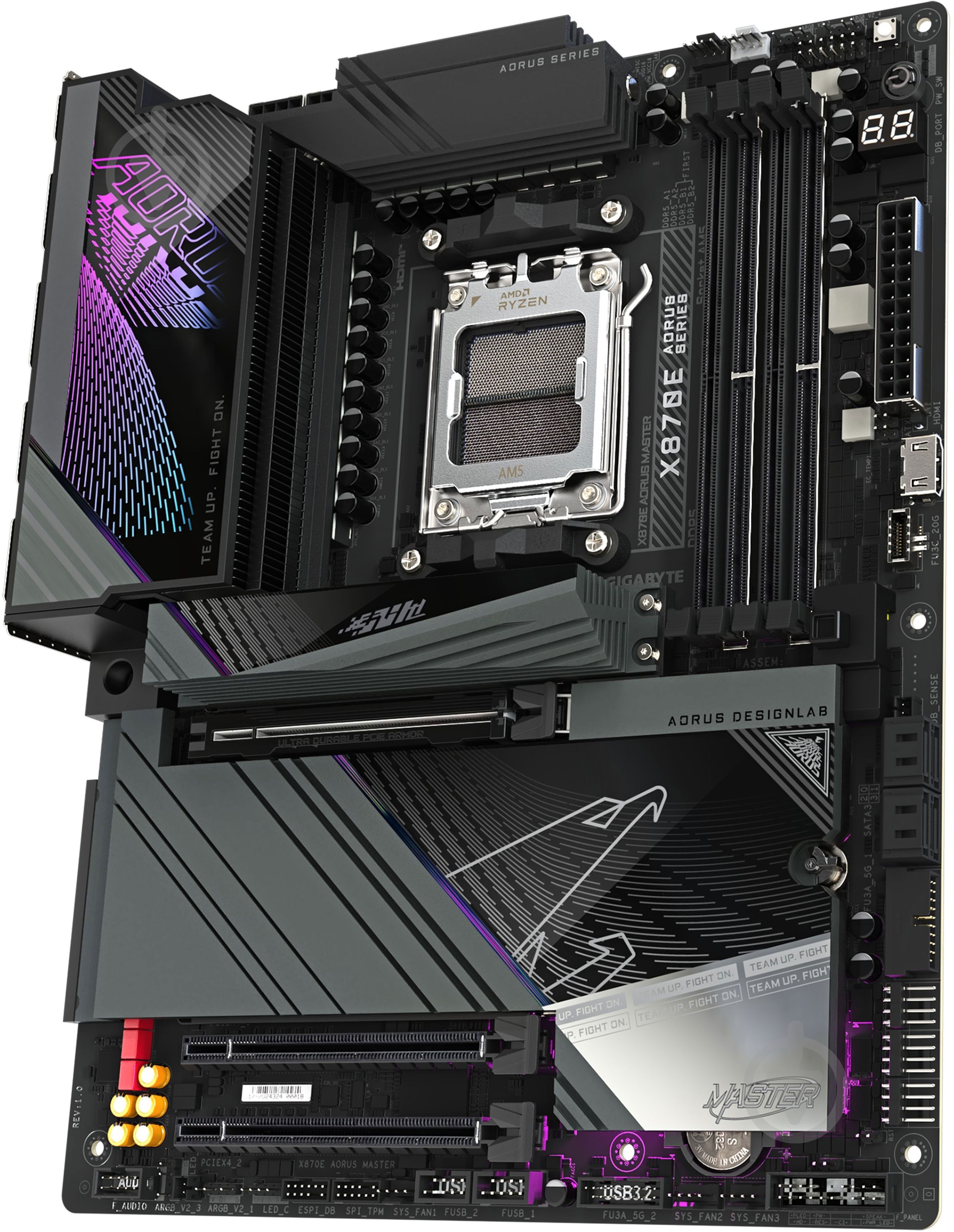 Материнская плата Gigabyte X870E_AORUS_MASTER (Socket AM5, AMD X870E, ATX) - фото 2
