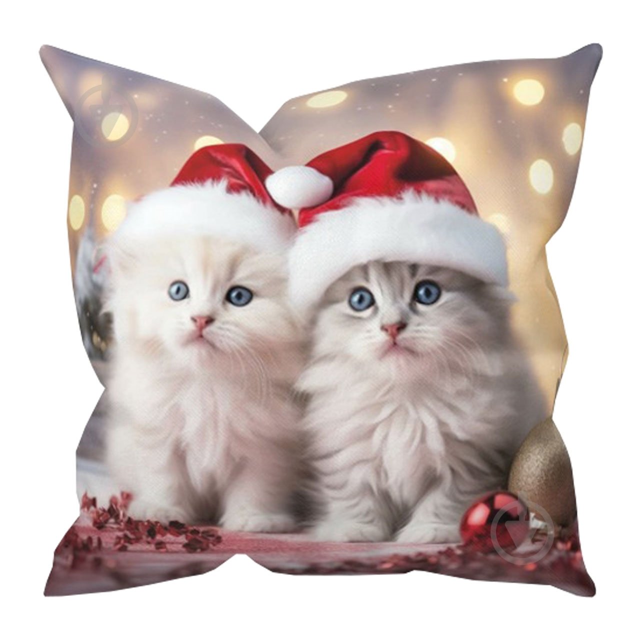 Подушка декоративная Happy cats 45x45 см мультиколор La Nuit - фото 1 Подушка декоративная Happy cats 45x45 см мультиколор La Nuit - фото 1