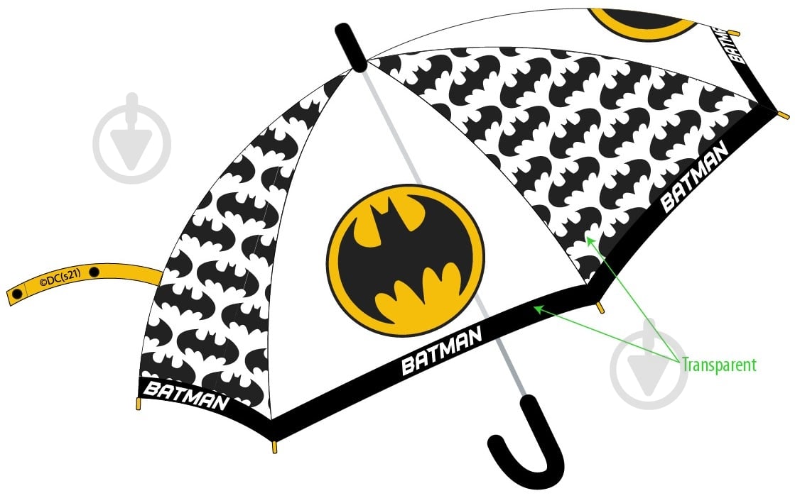 Зонт EplusM черный BAT 52 50 378 - фото 1