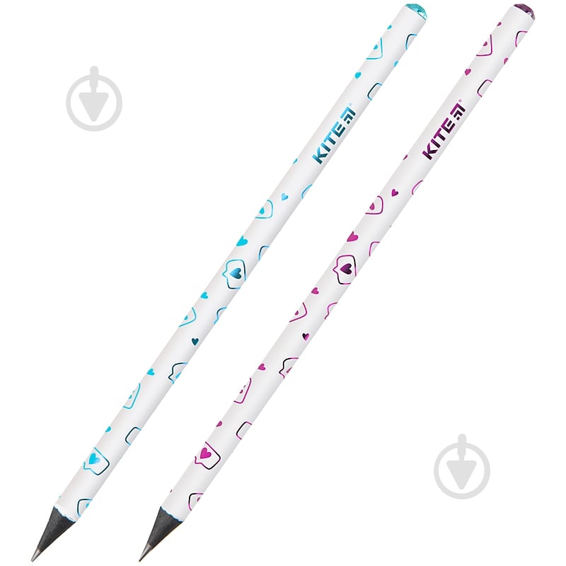 Карандаш графитный Hearts K24-059-1 KITE - фото 1
