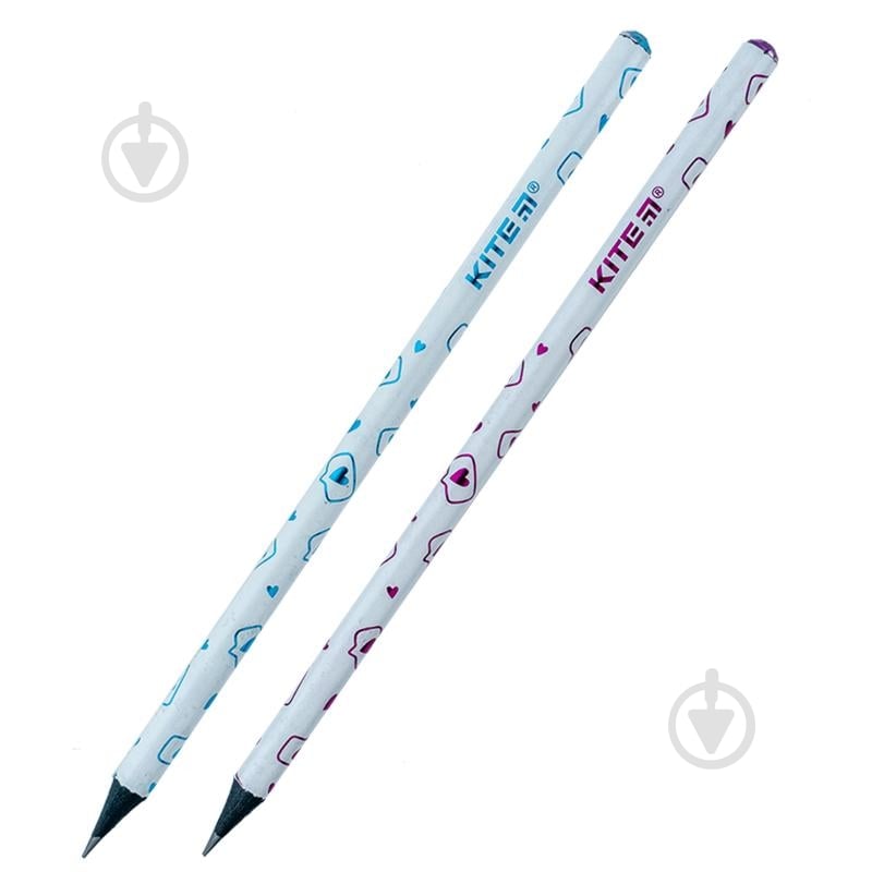 Карандаш графитный Hearts K24-059-1 KITE - фото 2
