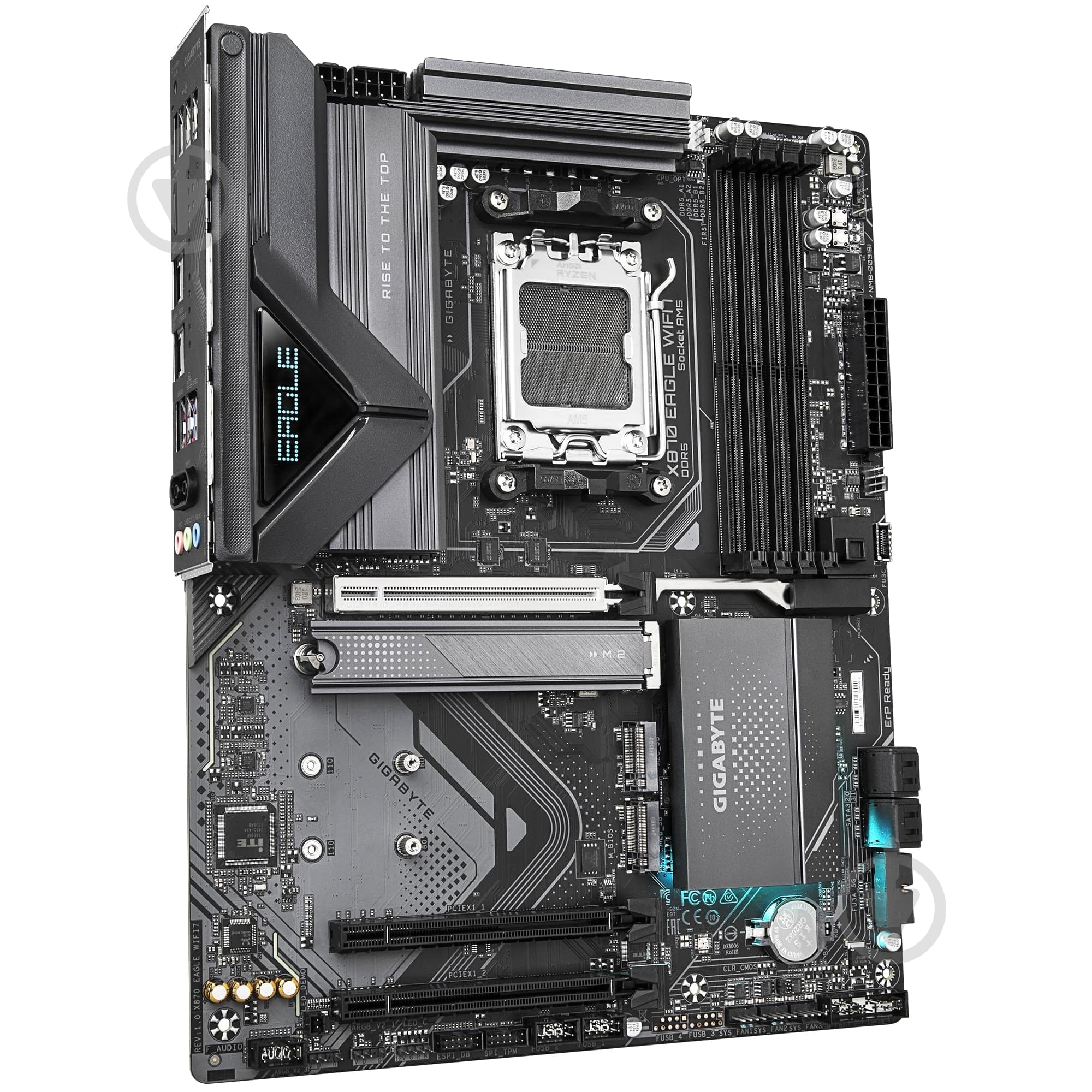 Материнская плата Gigabyte X870_EAGLE_WIFI7 (Socket AM5, AMD X870, ATX) - фото 2