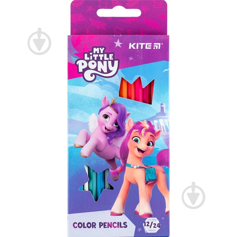 Набор цветных карандашей LP 12/24 KITE - фото 1