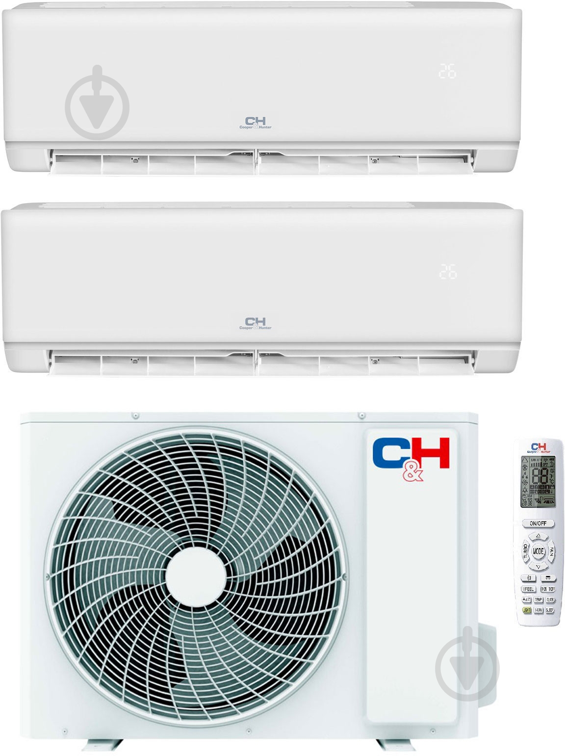 Мультисплит-система Cooper&Hunter CHML-U18RK2-NG+CH-S09FTXF6(I)+CH-S12FTXF6(I) - фото 1