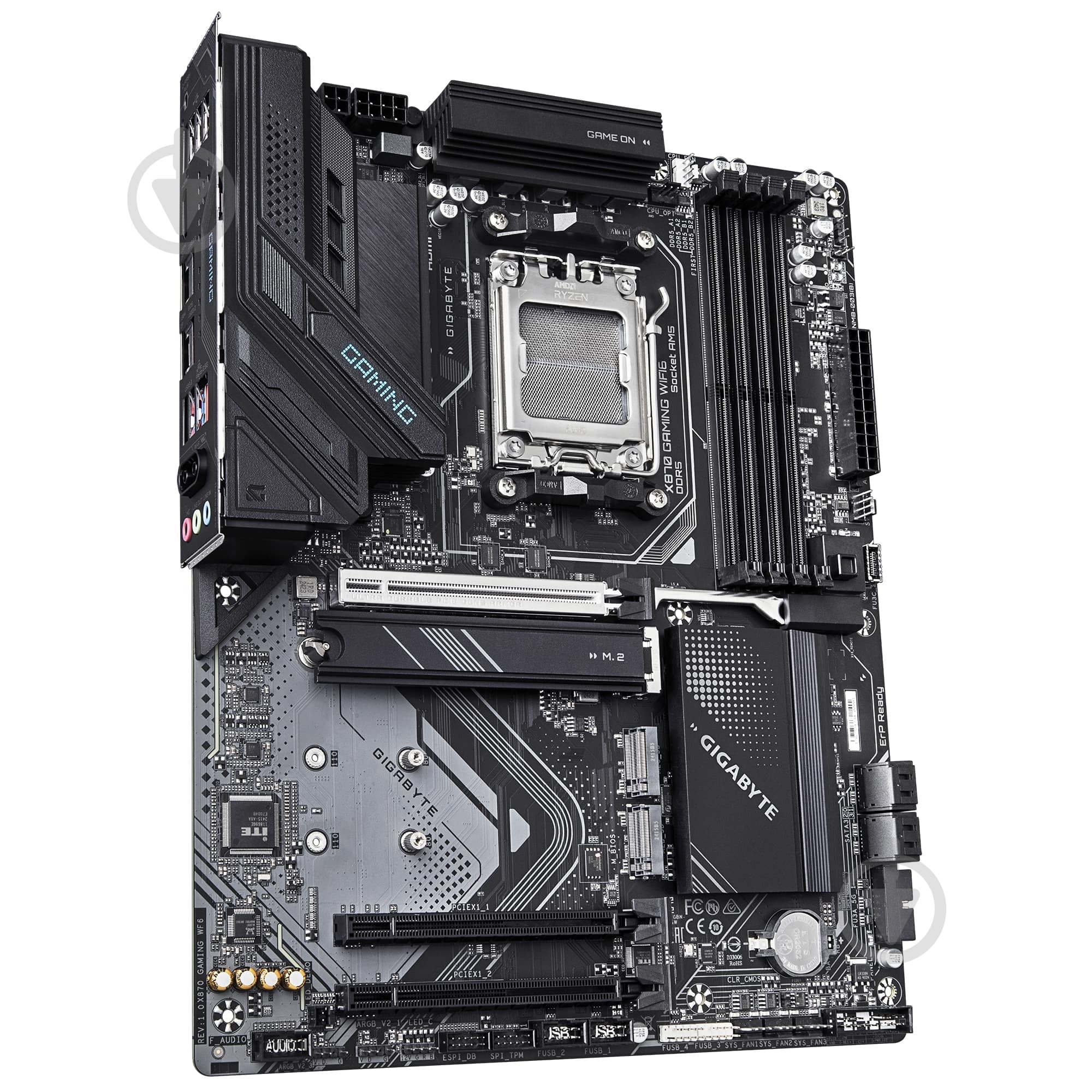 Материнская плата Gigabyte X870_GAMING_WF6 (Socket AM5, AMD X870, ATX) - фото 2 Материнская плата Gigabyte X870_GAMING_WF6 (Socket AM5, AMD X870, ATX) - фото 2