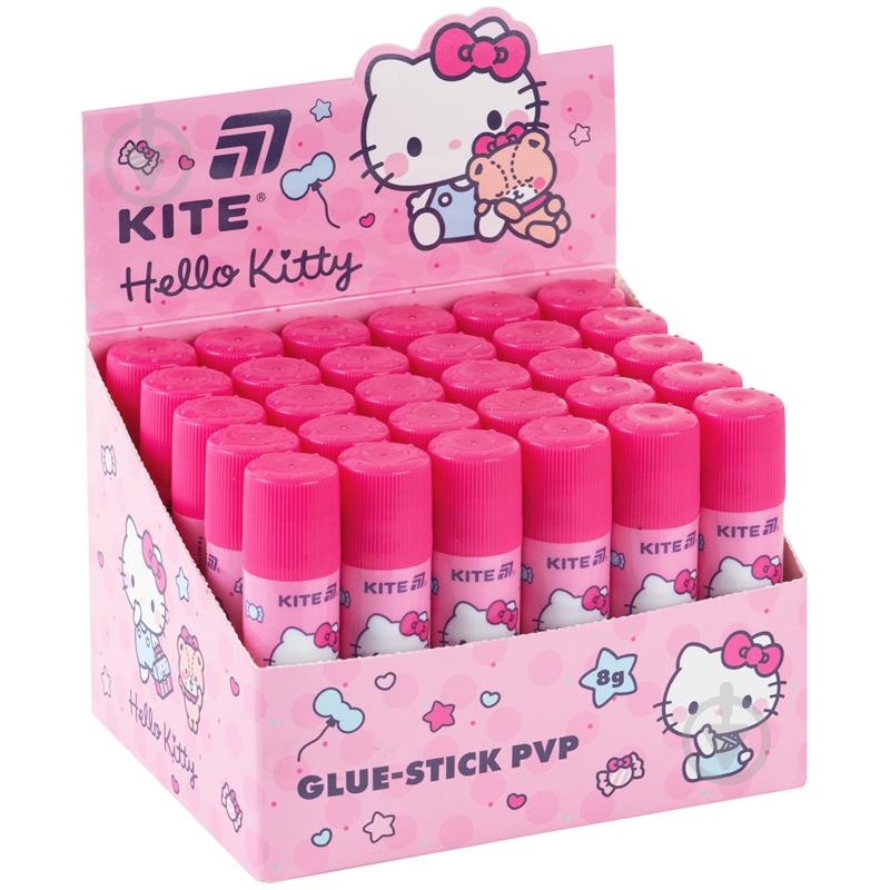 Клей-карандаш с индикатором Hello Kitty PVP 8 г KITE - фото 4