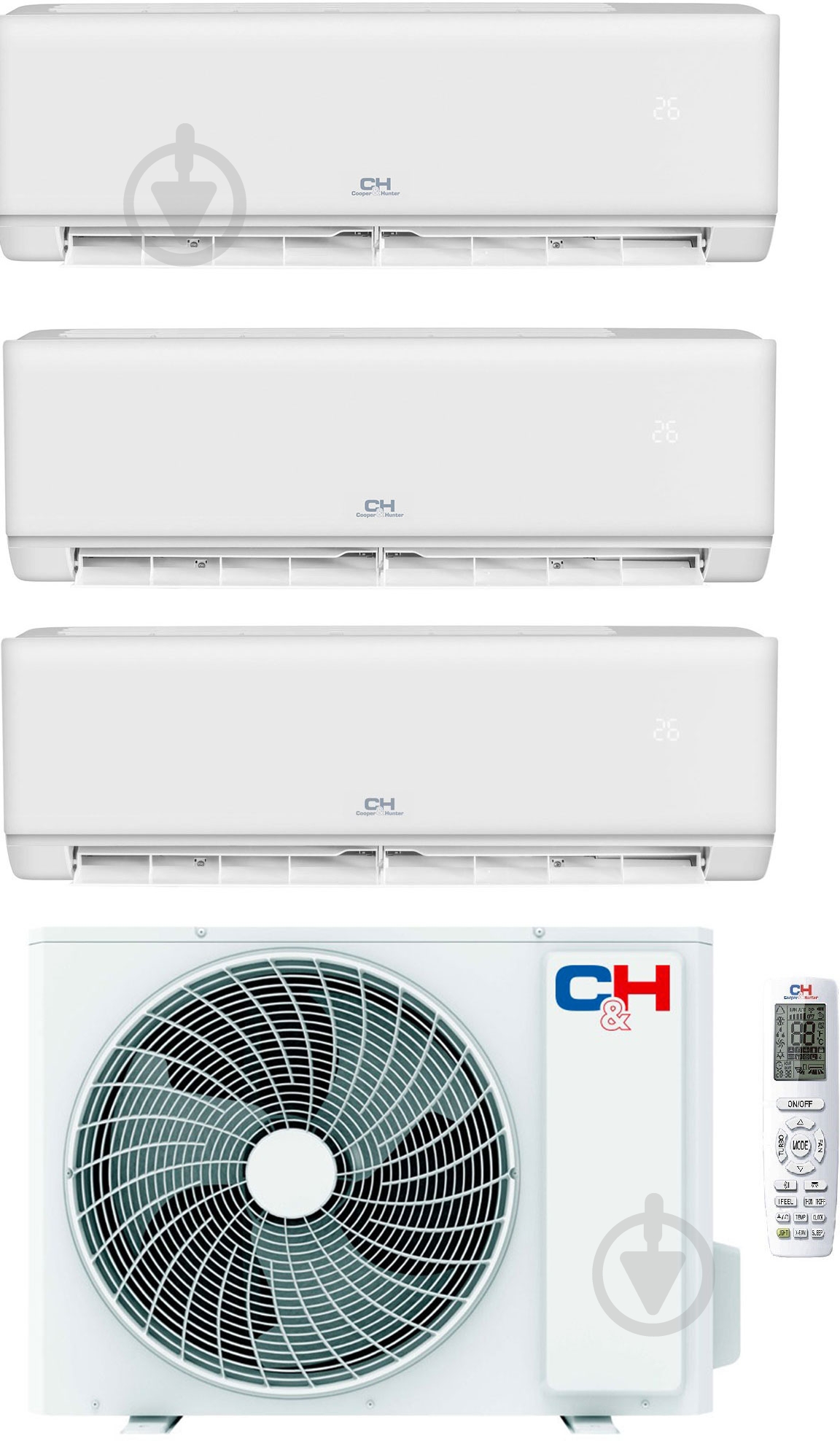 Мультисплит-система Cooper&Hunter CHML-U21RK3-NG+CH-S07FTXF6(I) 3 шт - фото 1
