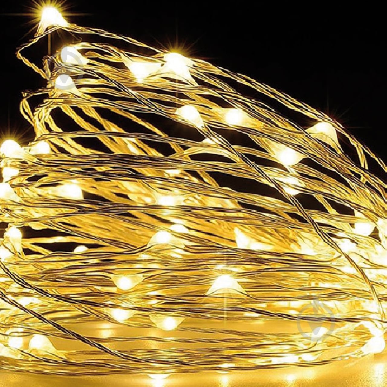 Гирлянда Eurolamp GL-100/10/27(S2) светодиодная (LED) 100 ламп 10 м - фото 1