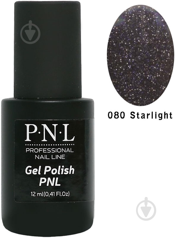 Гель-лак для ногтей P.N.L №080 Starlight 12 мл - фото 1