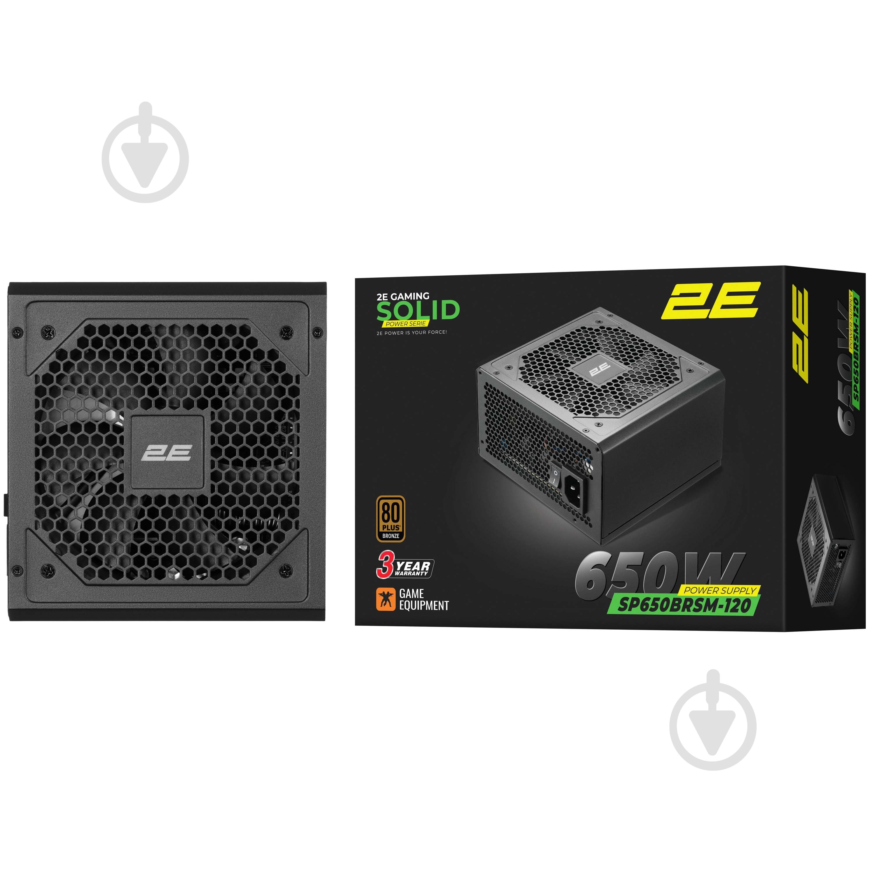 Блок питания 2E GAMING Solid Power 2E-SP650BRSM-120 650 Вт - фото 6