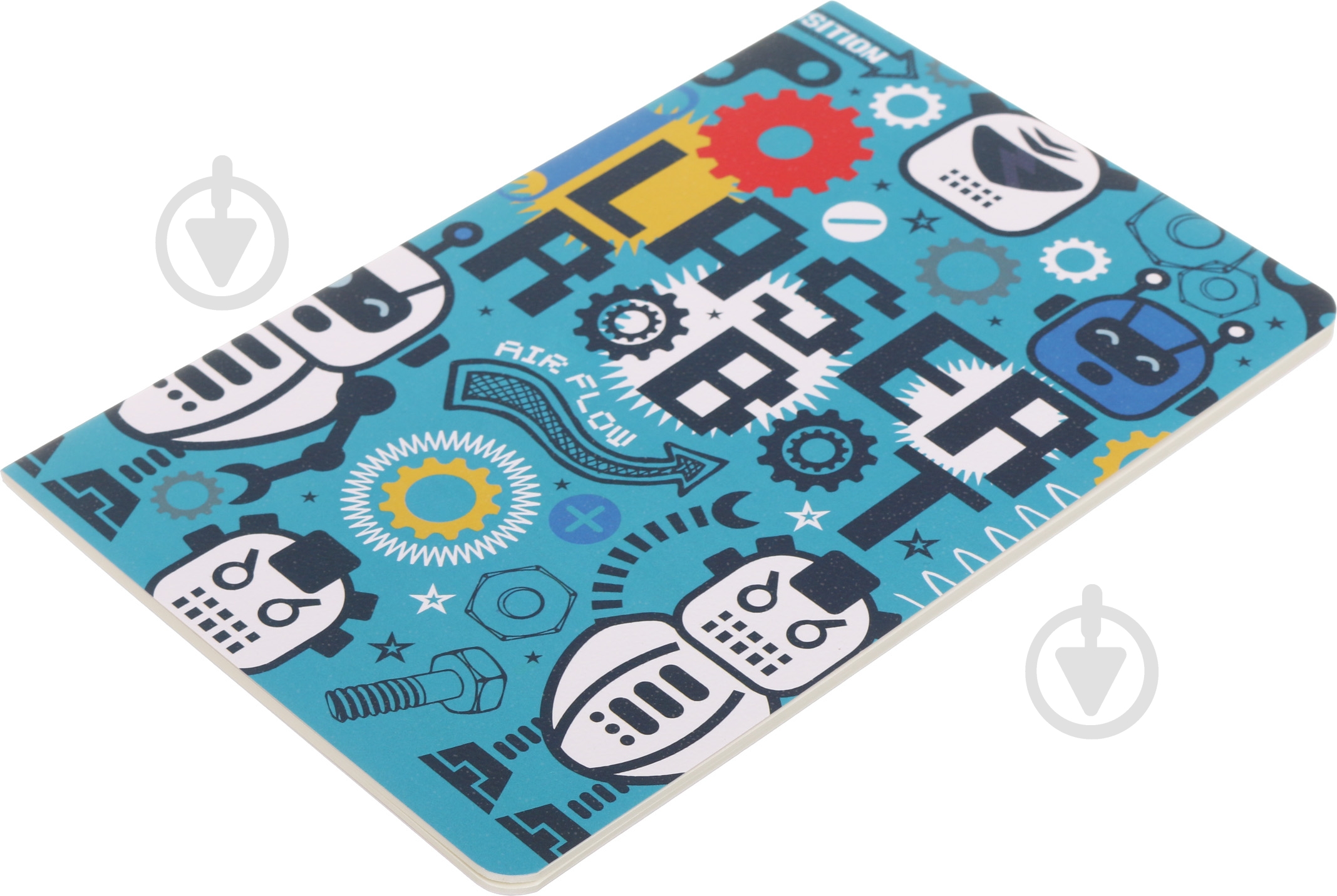 Блокнот Роботы 13,5х20,5 см Mikirei - фото 1 Блокнот Роботы 13,5х20,5 см Mikirei - фото 1