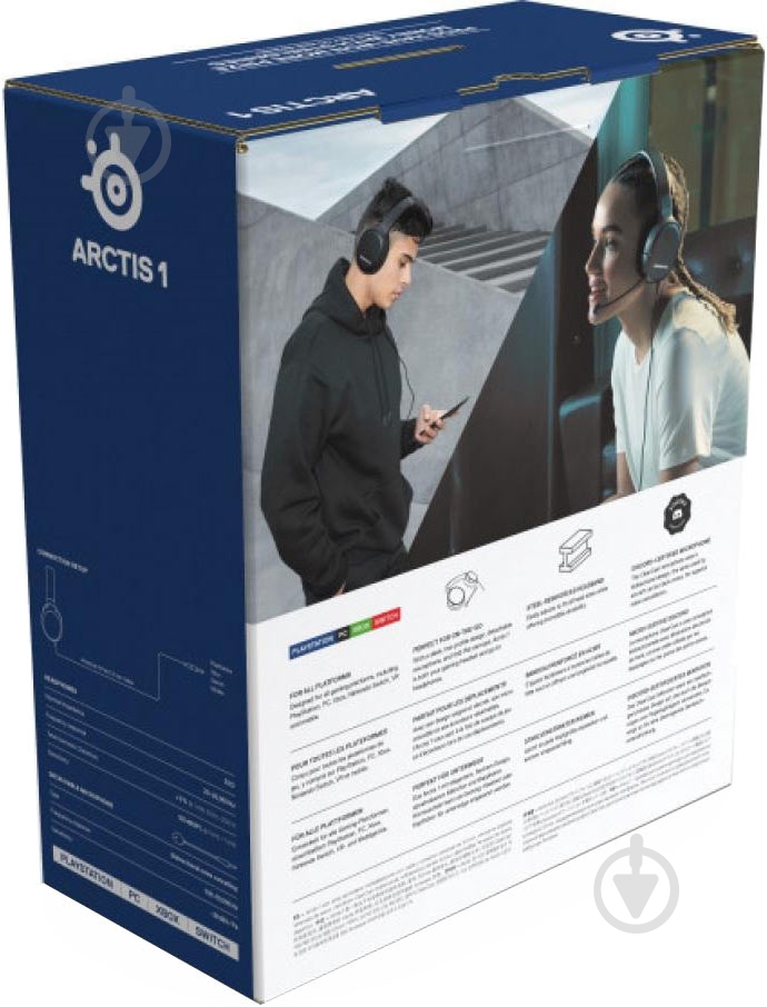 Навушники SteelSeries Arctis 1 for PS5 pink (SS61425) - фото 4