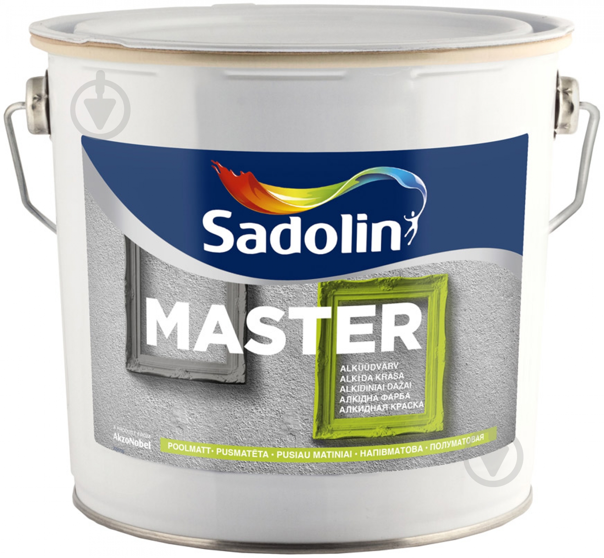 Эмаль Sadolin Master 30 WO белый полумат 2,5 л - фото 1