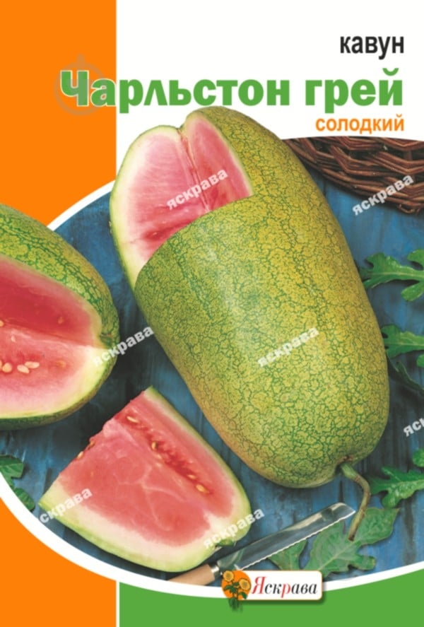 Семена Яскрава арбуз Чарльстон Грей 10 г (4823069810719) - фото 1