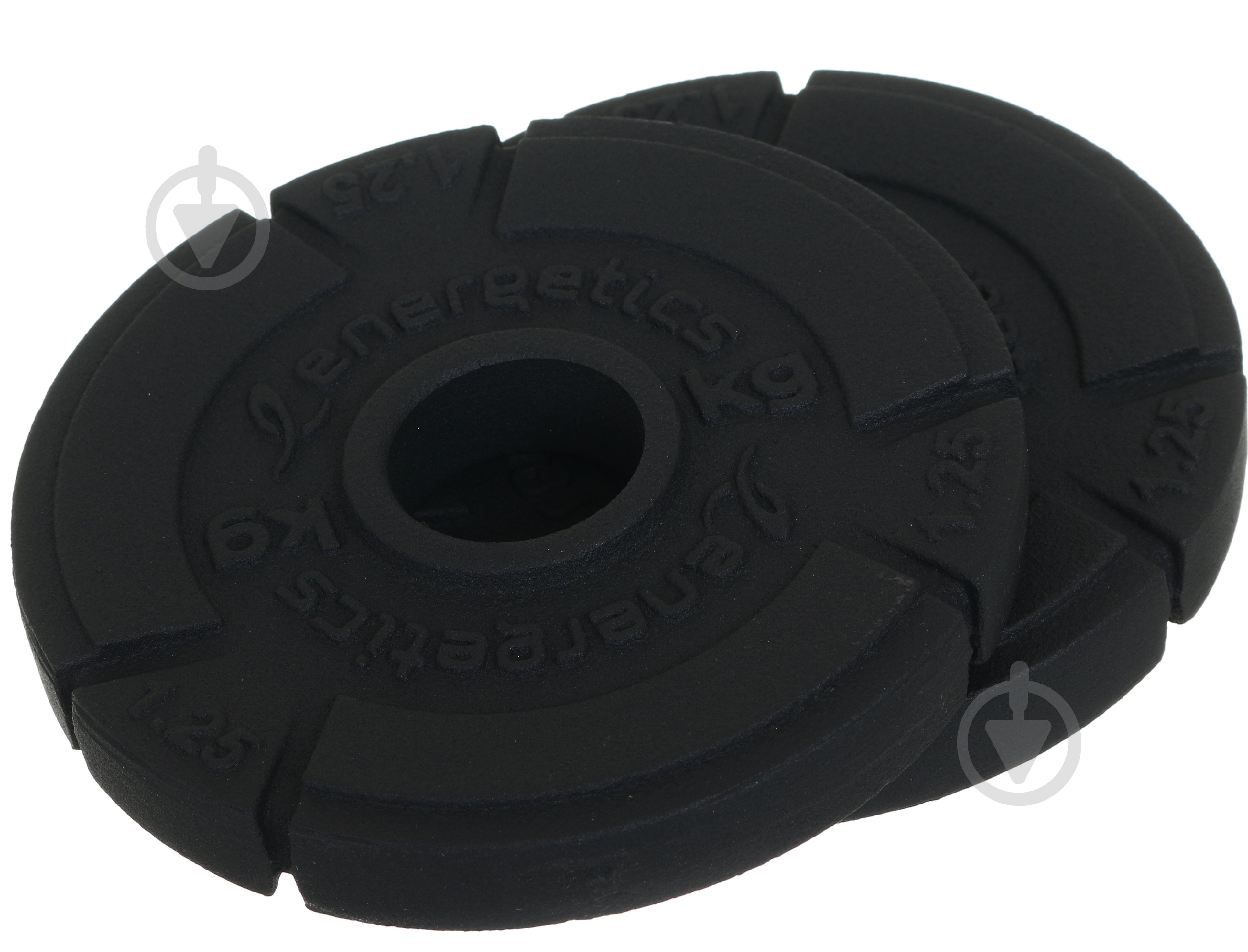 Набір Energetics Cast Iron Disc Pair диски для грифа 2 шт. 1,25 кг 108792 - фото 1