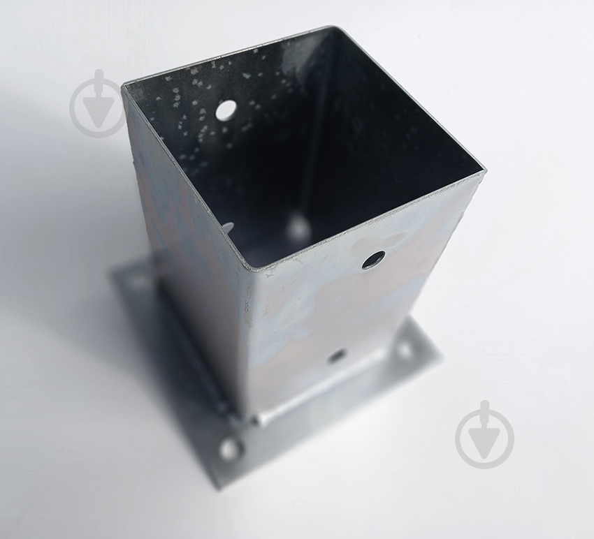 Опора колонны прямоугольная 100х100х150 т.1,5мм Профсталь - фото 3