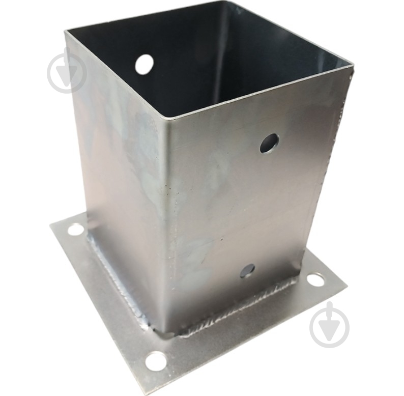 Опора колонны прямоугольная 100х100х150 т.1,5мм Профсталь - фото 1