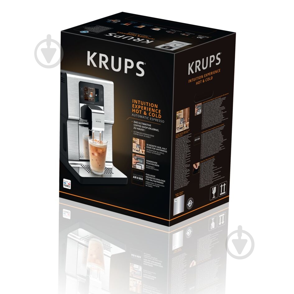 Кофемашина Krups Intuition Experience Hot&Cold EA879NE0 - фото 2 Кофемашина Krups Intuition Experience Hot&Cold EA879NE0 - фото 2