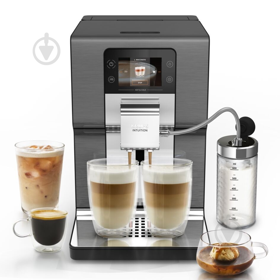Кофемашина Krups Intuition Experience Hot&Cold EA879NE0 - фото 9 Кофемашина Krups Intuition Experience Hot&Cold EA879NE0 - фото 9