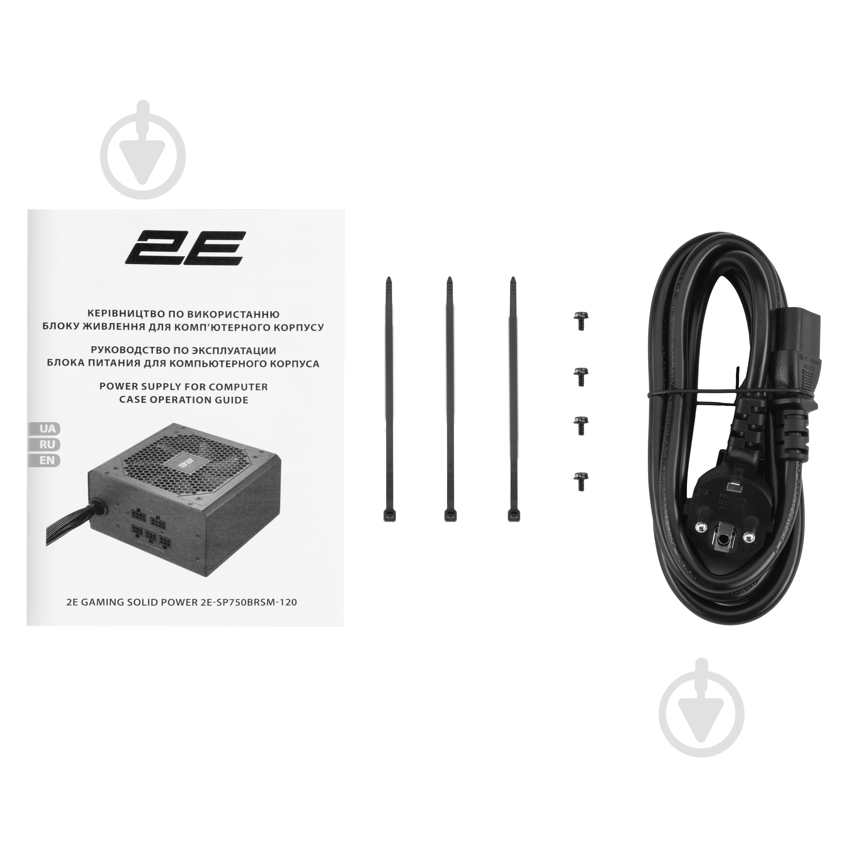 Блок питания 2E GAMING Solid Power 2E-SP750BRSM-120 750 Вт - фото 10