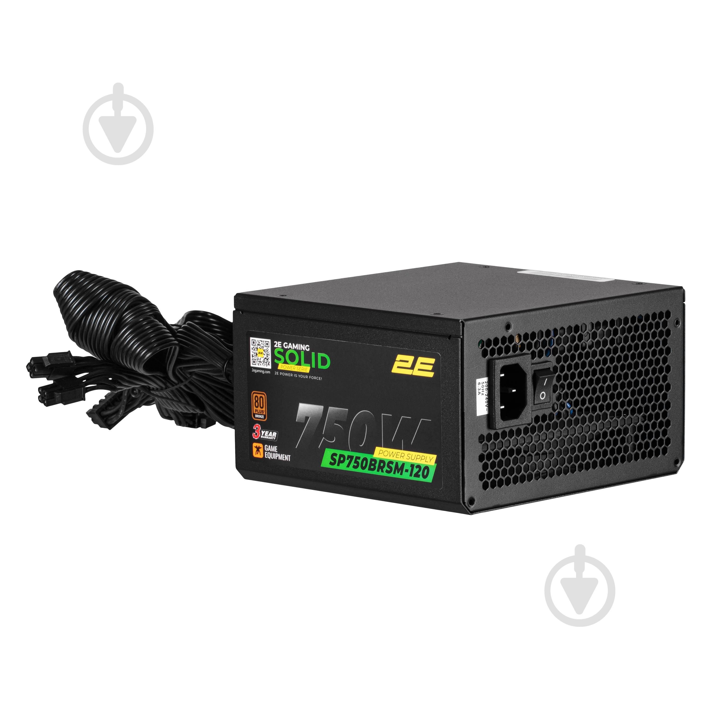 Блок питания 2E GAMING Solid Power 2E-SP750BRSM-120 750 Вт - фото 5