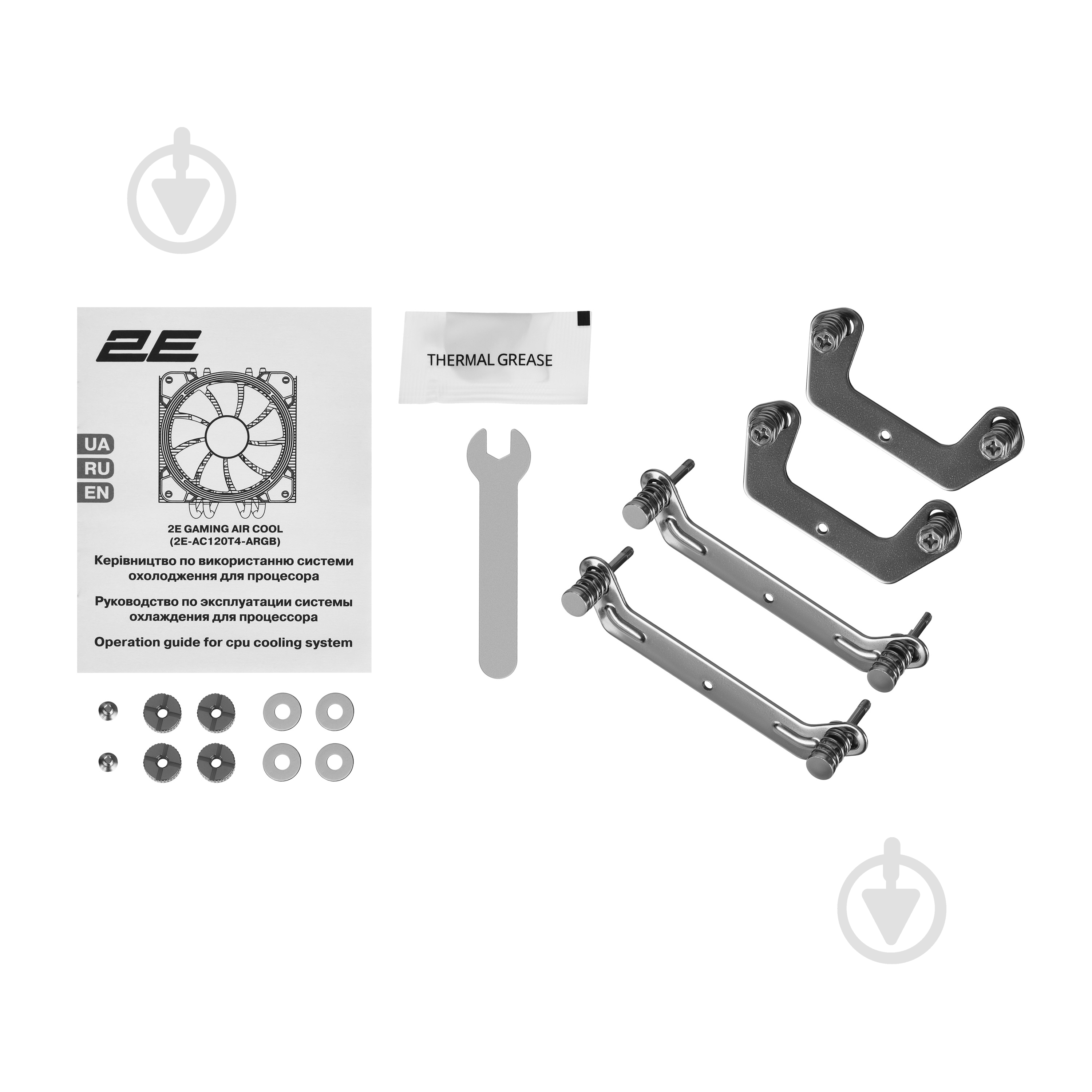 Процессорный кулер 2E Gaming Air Cool Black (AC120T4-ARGB) - фото 5 Процессорный кулер 2E Gaming Air Cool Black (AC120T4-ARGB) - фото 5